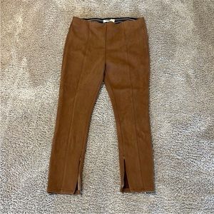 Anthropologie Sude Pull On Ankle Pants